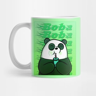 Green Boba Panda Mug